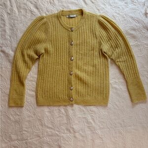 Gestuz puff sleeve cardigan